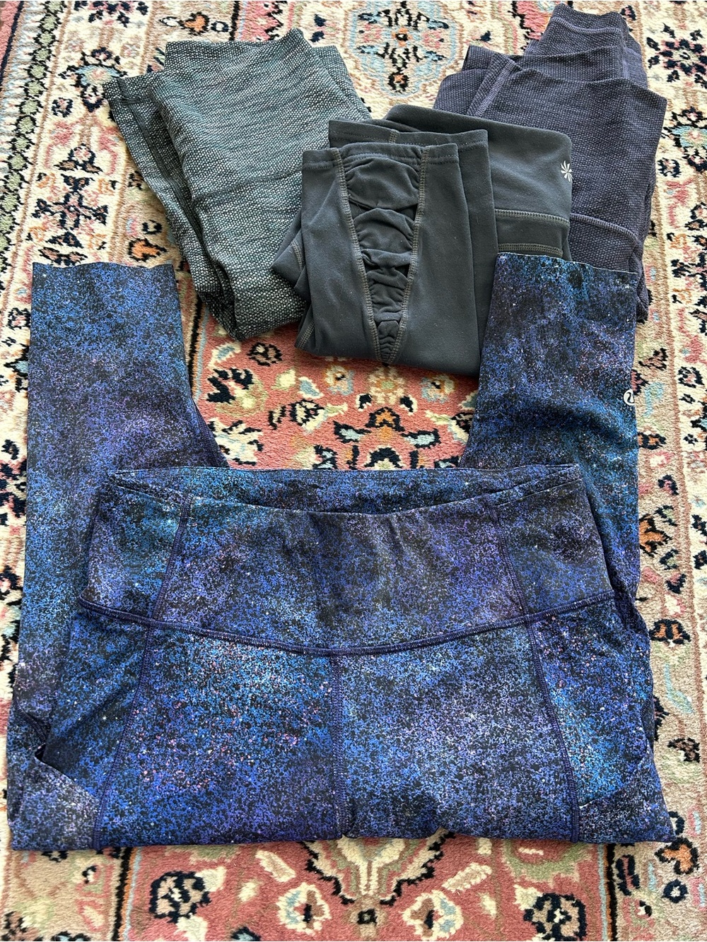 lululemon athletica Blue & Purple Space-Dye Leggings